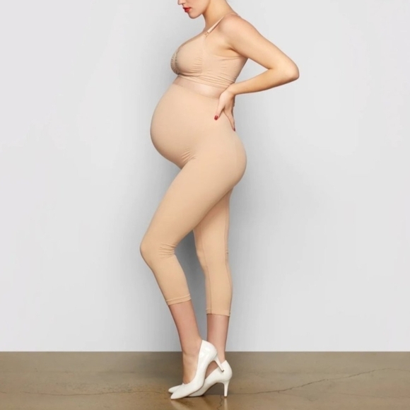 SKIMS Other - SKIMS Maternity Legging Tight NEW Solutionwear Shapewear Sand XXS/XS